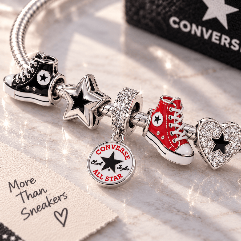 CV Silver Charm Bracelet Set TTN