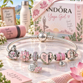 YG Silver Charm Bracelet Set TTN