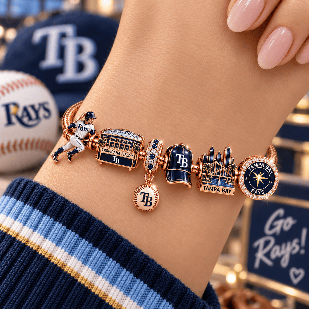 TPBR Gold Charm Bracelet Set PNPA