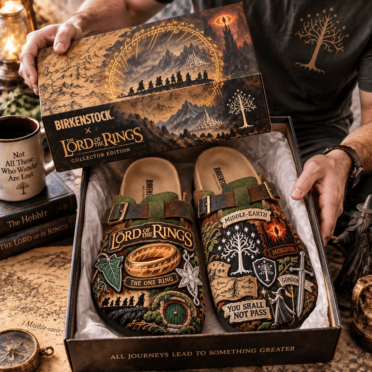 PREMIUM LOTR MINK SUEDE CLOGS TTNL
