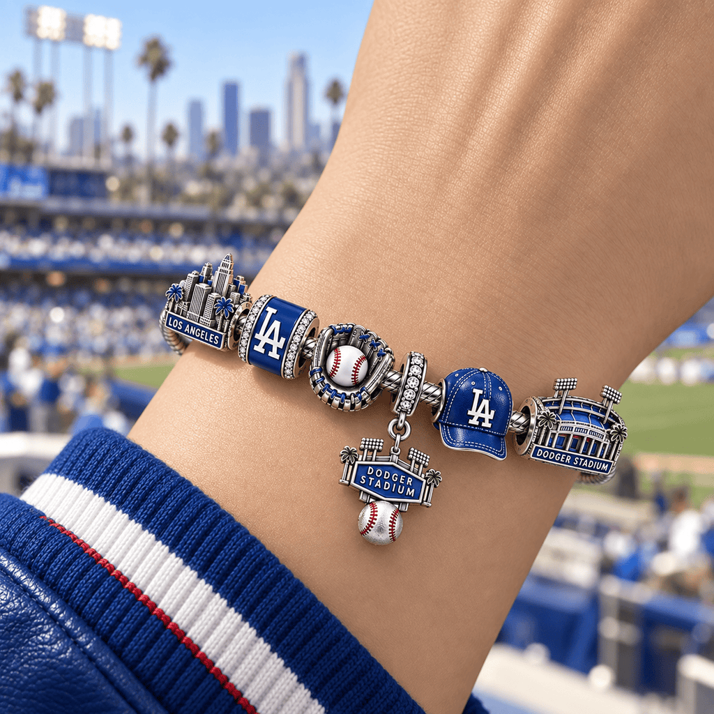 LAD Silver Charm Bracelet Set PTT